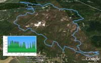 Fontainebleau - Circuit de 25 bosses: 17 Km, 815 m diferență pozitivă de nivel