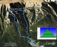 Bucegi – Valea Seacă dintre Clăi, Brâul lui Răducu