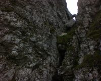 Valea Seacă a Caraimanului - spre final