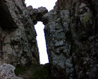 Valea Seacă a Caraimanului - ieșirea in platou