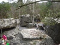 Fontainebleau - bouldering la Diplodocus