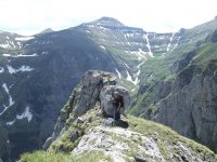 Pe Acul Mare, in spate Valea Cerbului