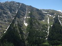 De la stanga la dreapta: Valea Urzicii, Valea Caprelor si Valea Priponului