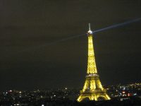 Paris - Tour Eiffel vazut de pe arcul de triumf