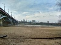 Râul Vistula şi orizontul de zgârie-nori
