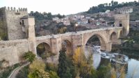 Toledo - Puente de Alcántara și tiroliana pe care ne-am dat :)