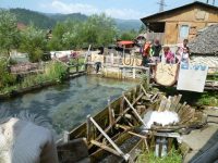 Intrarea în Cheile Dâmboviței - La vâltoare