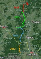 Cele patru ediţii, urmează partea cea mai sudică în 2016 :)